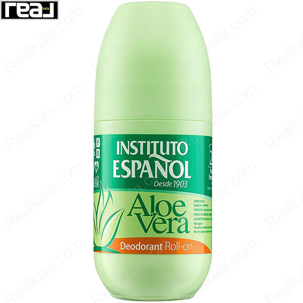 رول دئودورانت اسپانول Aloe Vera با فرمول کرمی ملایم و عصاره آلوئه ورا، کنترل بو و حس تازگی طبیعی