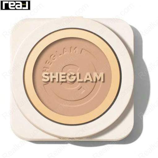 پنکک شیگلم رنگ Warm Vanila مدل کرم پودری Sheglam Skin-Focus High Coverage Powder Foundation