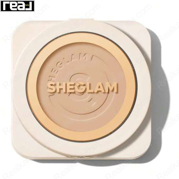 پنکک کرم پودری شیگلم رنگ Sheglam Skin-Focus High Coverage Powder Foundation Chantilly