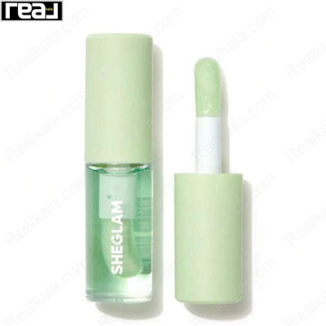 لیپ اویل مرطوب کننده لب شیگلم مدل Sheglam Jelly Wow Hydrating Lip Oil Green Apple Envy