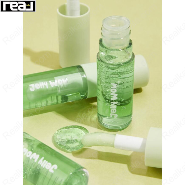 لیپ اویل مرطوب کننده لب شیگلم مدل Sheglam Jelly Wow Hydrating Lip Oil Green Apple Envy