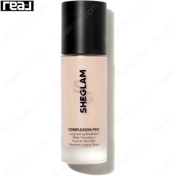 کرم پودر بادوام و مات شیگلم مناسب پوست چرب و مختلط رنگ Sheglam Matte Foundation Porcelain