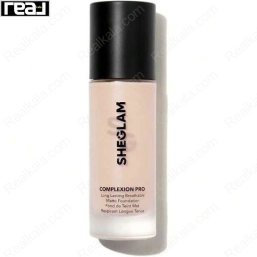 کرم پودر بادوام و مات شیگلم رنگ Porcelain مناسب پوست چرب و مختلط Sheglam Complexion Pro Matte Foundation