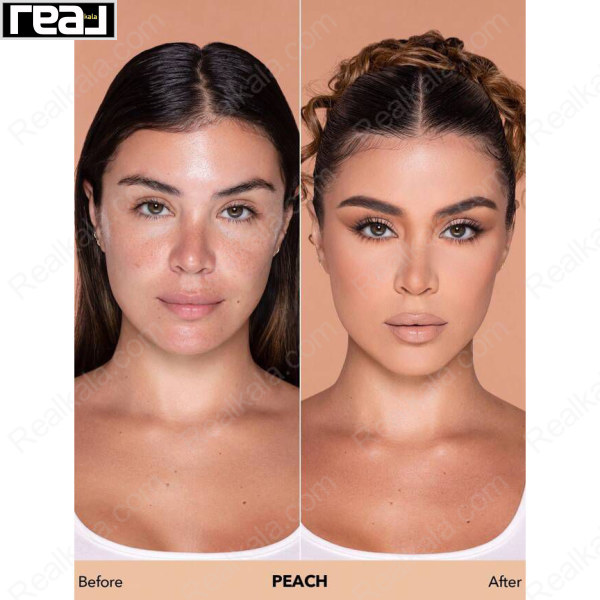 کرم پودر بادوام و مات شیگلم مناسب پوست چرب و مختلط رنگ Sheglam Matte Foundation Peach