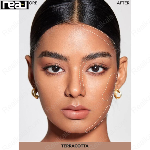 کانتور استیکی شیگلم رنگ Sheglam Snatch 'N' Define Stick Contour Terracotta