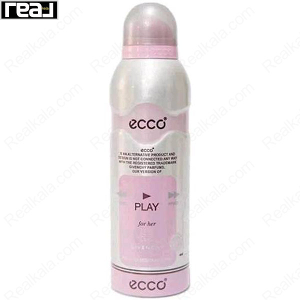 اسپری اکو پلی فور هر با رایحه گلی‑چوبی زنانه