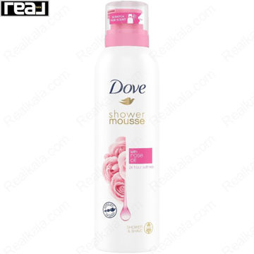 شاور موس حمام و اصلاح داو روغن گل رز Dove Shower Mousse With Rose Oil 200ml