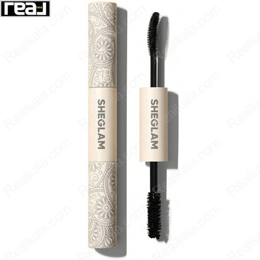 ریمل دو طرفه قابل‌ شستشو شیگلم رنگ مشکی Sheglam All-in-One Volume & Length Mascara Washable Black