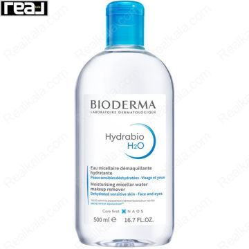 بطری محلول میسلار آبرسان بایودرما هیدرابیو H2O حجم 500 میل