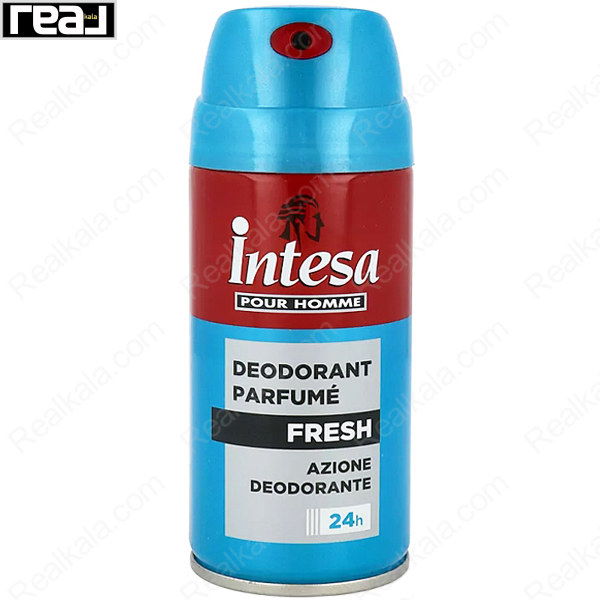 اسپری دئودورانت بدن اینتسا پور هوم مدل Fresh با اثر ضدتعریق 24 ساعته و رایحه مطبوع