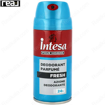اسپری دئودورانت بدن اینتسا پور هوم مدل Fresh با اثر ضدتعریق 24 ساعته و رایحه مطبوع