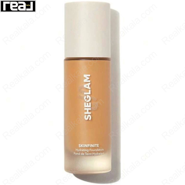 کرم پودر آبرسان شیگلم مناسب پوست نرمال تا خشک رنگ Sheglam Skinfinite Hydrating Foundation Golden