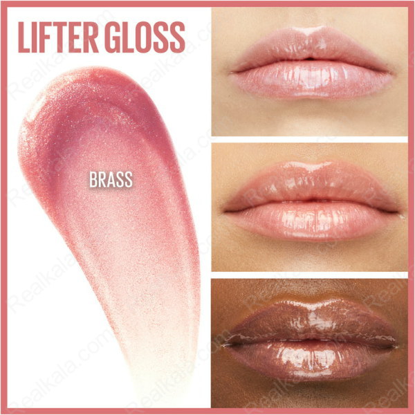 رژ لب مایع براق لیفتر گلاس میبلین شماره 11 Maybelline Lifter Gloss Lip Gloss Brass