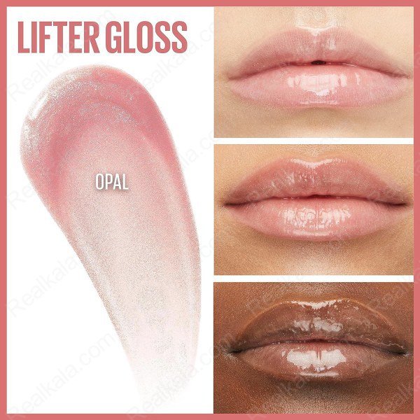 رژ لب مایع براق لیفتر گلاس میبلین شماره 12 Maybelline Lifter Gloss Lip Gloss Opal