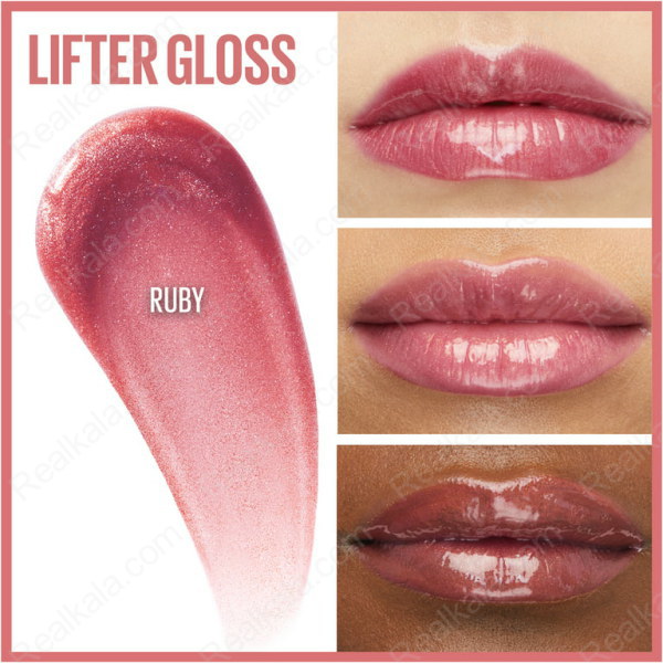 رژ لب مایع براق لیفتر گلاس میبلین شماره 13 Maybelline Lifter Gloss Lip Gloss Ruby