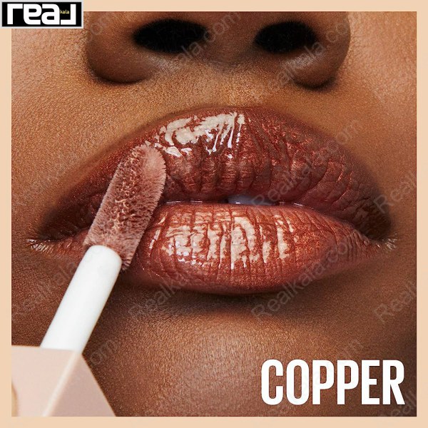 رژ لب مایع براق لیفتر گلاس میبلین شماره 17 Maybelline Lifter Gloss Lip Gloss Copper