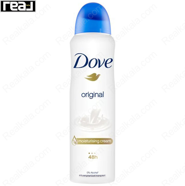 اسپری ضد تعریق زنانه داو مدل اورجینال Dove Original Spray 150ml