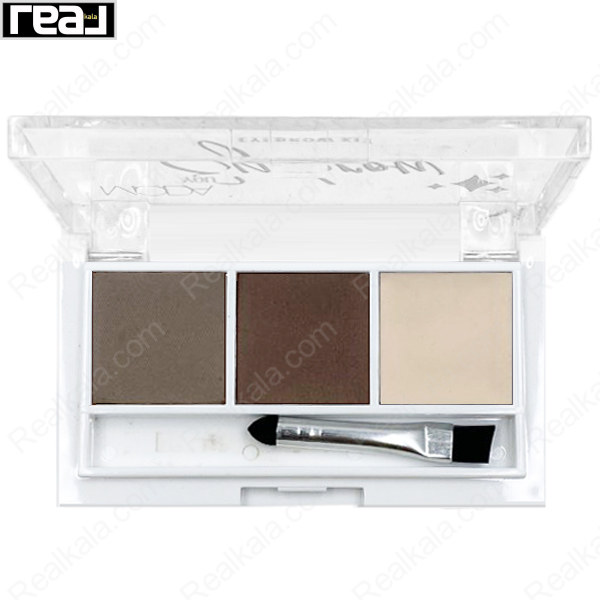 کیت (پالت) 3 رنگ سایه ابرو مودا Moda Eyebrow Kit