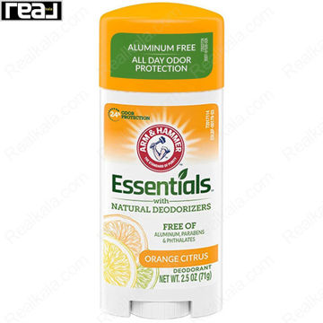 استیک ضد تعریق (مام) آرم اند همر مدل اورنج سیتروس Arm & Hammer Essentials Deodorant Orange Citrus