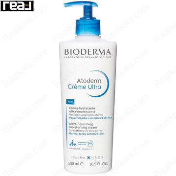 کرم مغذی و مرطوب کننده صورت و بدن اتودرم بایودرما Bioderma Atoderm Cream Ultra Nourishing 500ml