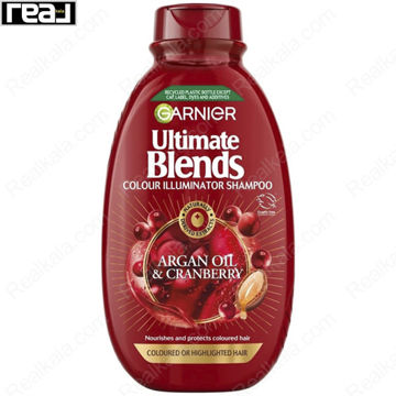 شامپو تثبیت کننده رنگ مو گارنیر حاوی کرن بری  و روغن آرگان Garnier Argan Oil & Cranberry  Shampoo 400ml
