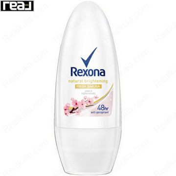 رول ضد تعریق رکسونا natural brightening FRESH SAKURA زنانه با محافظت 48 ساعته و روشن‌کننده طبیعی