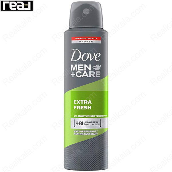 اسپری ضد تعریق مردانه داو مدل اکسترا فرش Dove Extra Fresh Spray 150ml