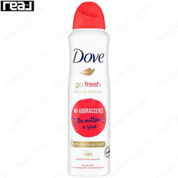 اسپری ضد تعریق زنانه داو مدل سیب و چای سفید Dove Apple & White Tea Spray 150ml