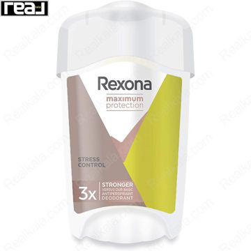 مام ضد تعریق کرمی رکسونا مدل استرس کنترل Rexona Maximum Protection Cream Stress Control