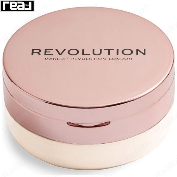 پودر تثبیت کننده آرایش رولوشن رنگ لایت پینک Revolution Conceal & Fix Setting Powder Light Pink