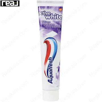 خمیر دندان آکوا فرش مدل اکتیو وایت Aquafresh Active White Toothpaste 125ml