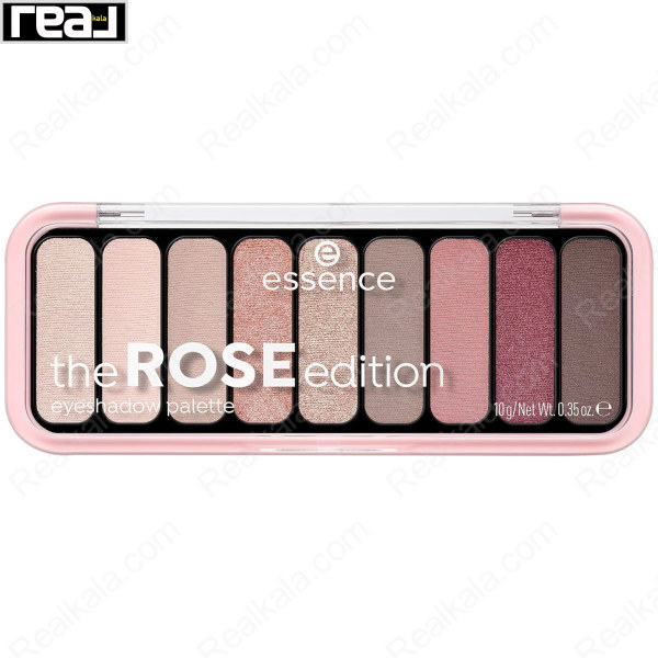 پالت سایه Essence The Rose Edition با ۹ رنگ متنوع مات و شاین در تناژ صورتی و نود مناسب آرایش روزانه