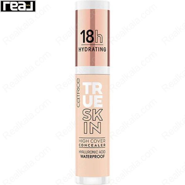 کانسیلر آبرسان کاتریس مدل ترو اسکین شماره 002 Catrice True Skin High Cover Concealer Neutral Ivory