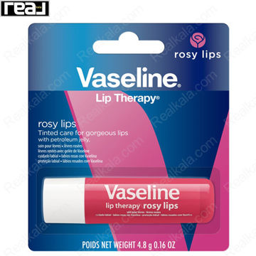بالم لب استیکی وازلین گل رز Vaseline Lip Therapy Rosy Lips Stick