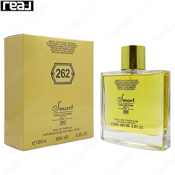 شیشه و جعبه اسمارت کالکشن کد 262 وان میلیون مردانه سایز 100 میل