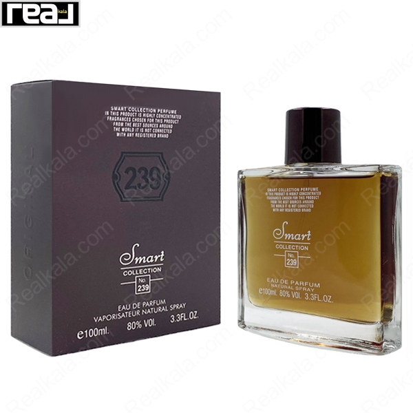 شیشه و جعبه اسمارت کالکشن کد 239 مدل 212 سکسی مردانه سایز 100 میل