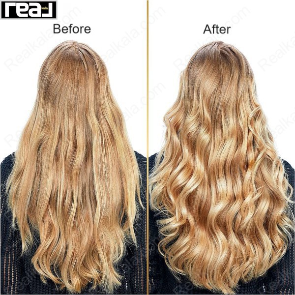 مقایسه قبل و بعد استفاده از روغن مو Pantene Pro‑V Keratin Protect Oil برای افزایش نرمی، حالت‌پذیری و درخشندگی موهای بلند