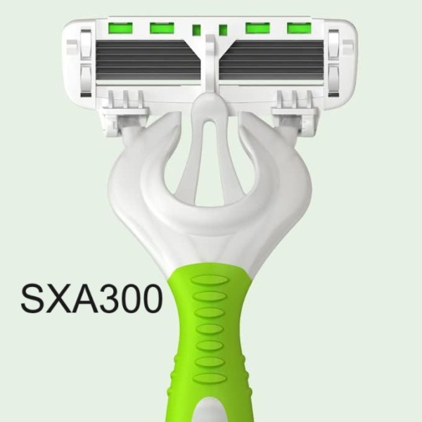 نمای پشت سری خودتراش 6 تیغه دورکو مدل SXA300 با ساختار باز