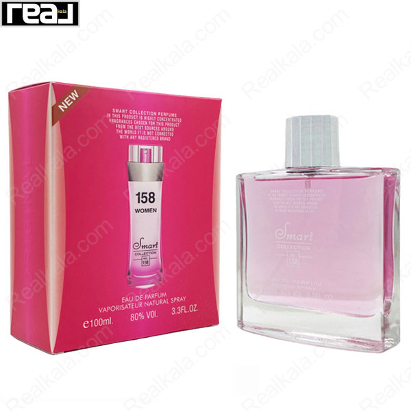 شیشه و جعبه اسمارت کالکشن کد 158 لاگوست تاچ آف پینک زنانه سایز 100 میل