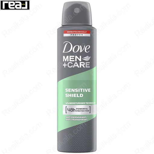 اسپری ضد تعریق مردانه داو مدل سنسیتیو شیلد Dove Sensitive Shield Spray 150ml