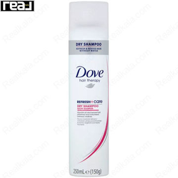 اسپری شامپو خشک داو مراقبت و تازه کننده Dove Hair Therapy Refresh+Care Dry Shampoo 250ml