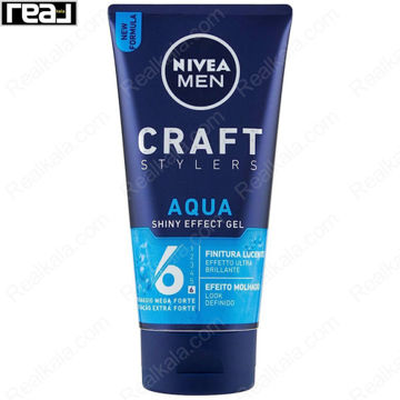 ژل مو مردانه نیوا Craft Stylers Aqua با جلوه براق و نگهداری بسیار قوی سطح 6