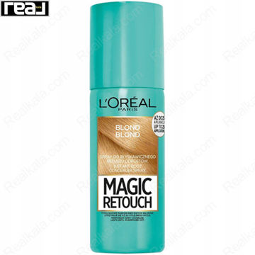 اسپری رنگ (کانسیلر) ریشه مو لورال مدل مجیک ریتاچ رنگ بلوند بلوند Loreal Magic Retouch Spray Blond Blond 75ml