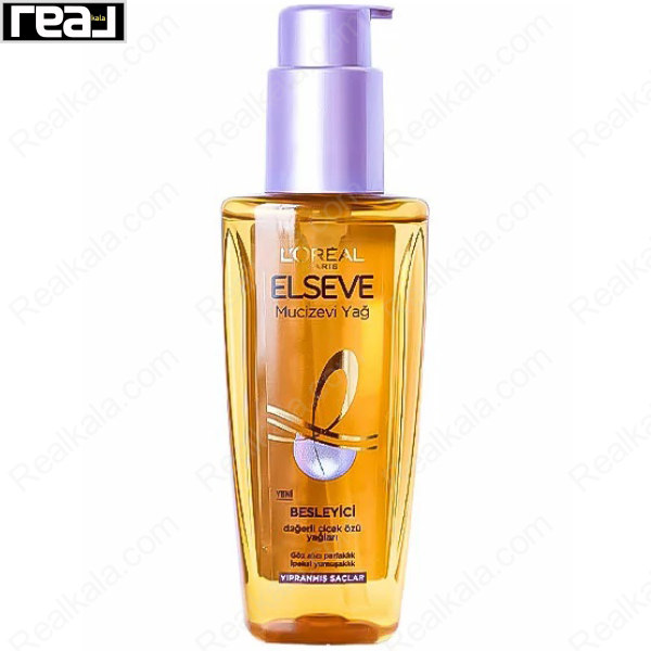 روغن مو لورال Elseve Mucizevi Yağ حجم 100ml برای تغذیه و بازسازی موهای آسیب‌دیده