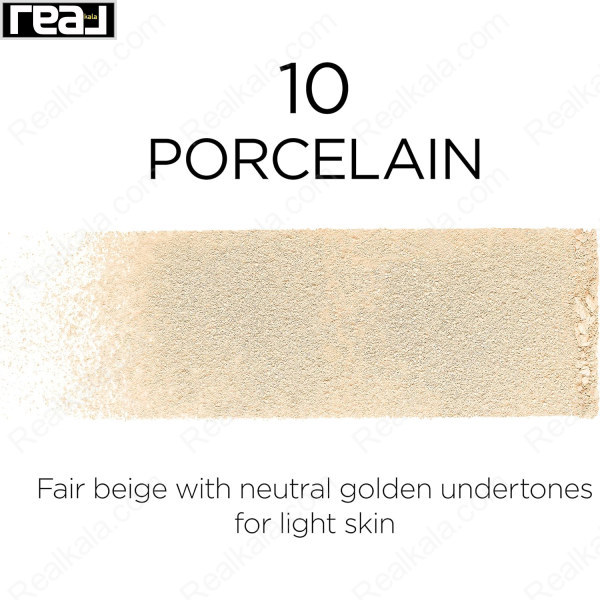 پنکک 24 ساعته اینفالیبل لورال مدل فرش ور شماره 10 Loreal Infallible 24H Fresh Wear Foundation In A Powder