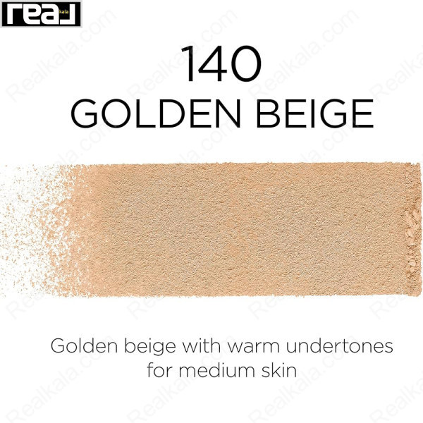 پنکک 24 ساعته اینفالیبل لورال مدل فرش ور شماره 140 Loreal Infallible 24H Fresh Wear Foundation In A Powder