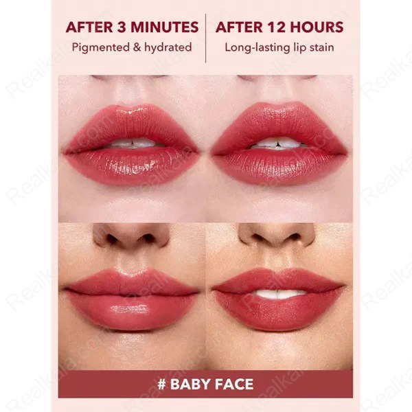 تینت لب مایع شیگلم رنگ Sheglam Take A Hint Lip Tint Baby Face