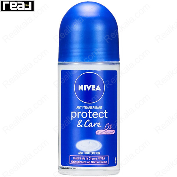 مام رول ضد تعریق زنانه نیوا پروتکت اند کر Nivea Protect & Care Roll On Deodorant