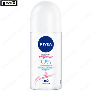 رول دئودورانت زنانه نیوا Fresh Flower با محافظت 48 ساعته، رایحه گل‌مانند و فرمول بدون آلومینیوم برای حس تازگی طولانی‌مدت