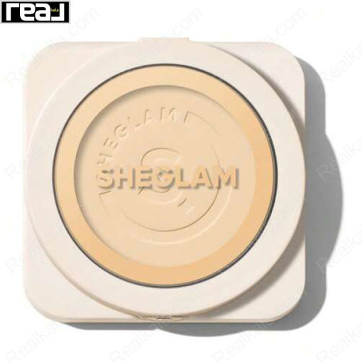 پنکک شیگلم رنگ Linen مدل کرم پودری Sheglam Skin-Focus High Coverage Powder Foundation